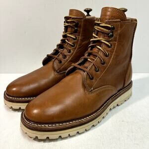 EXCELLENT Rancourt & Co x Cole Haan Plain Toe Boot Vibram Made in Maine USA 10 D